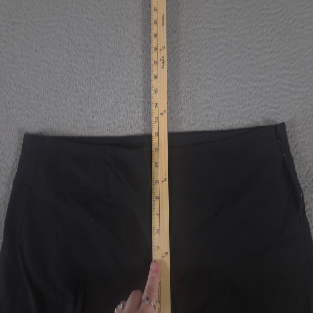 Athleta Pants Womens 16 Black Wander Slim Ankle Slim Leg Nylon Stretch Side Zip - Picture 4 of 12